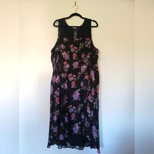 Torrid Floral & Lace Dress